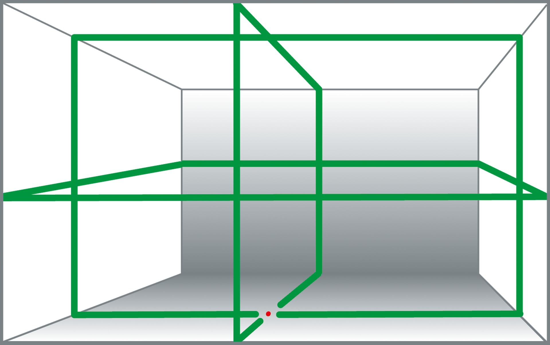 Multilinienlaser X-liner 6 green