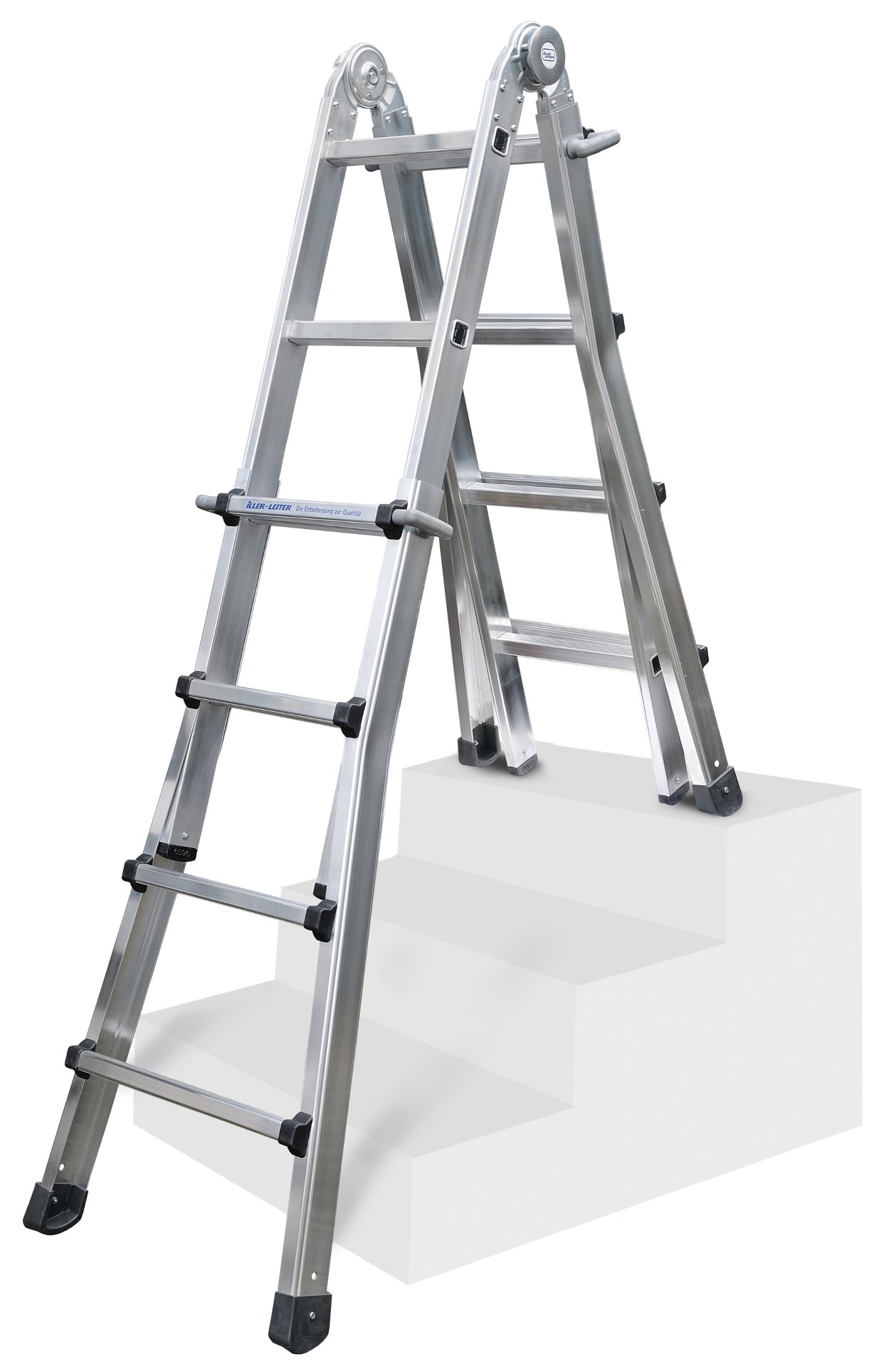 Teleskopleiter "Levelmaster" Alu