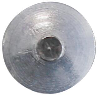 Hammerschlagnieten Alu/A2 4,8 x 15,3 Flachrundkopf
