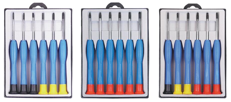 PRÄZ.-SCHRAUBENDR.-SATZ 6 TL'G. +/-/TORX - 9993.3