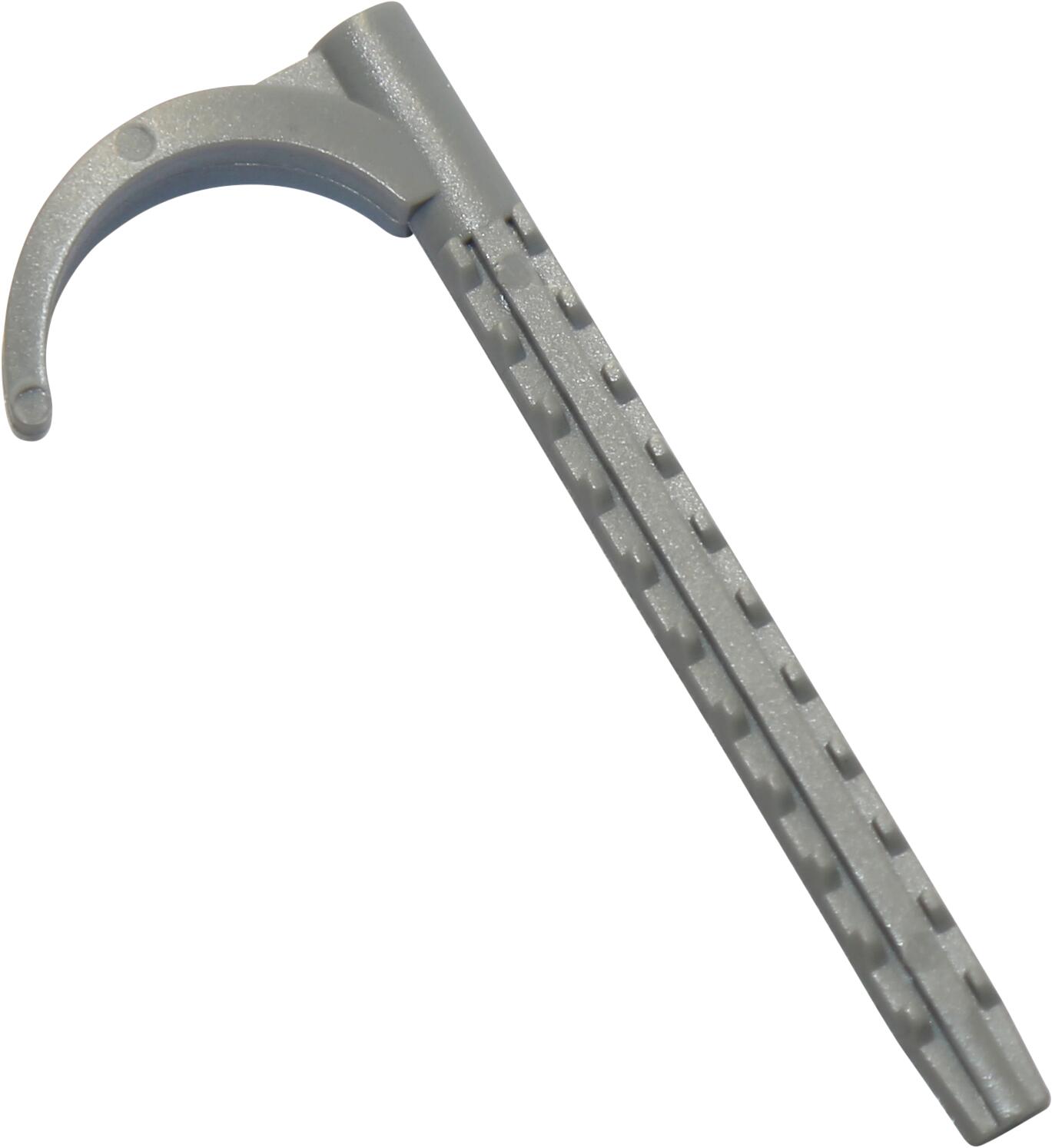 Rohrhaken/Dübelhaken grau 6x70
