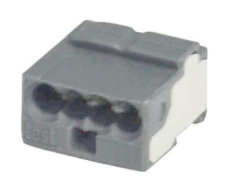 Micro-Klemmen WAGO 4x06-08mm dunkelgrau 100V/1,5KV/2