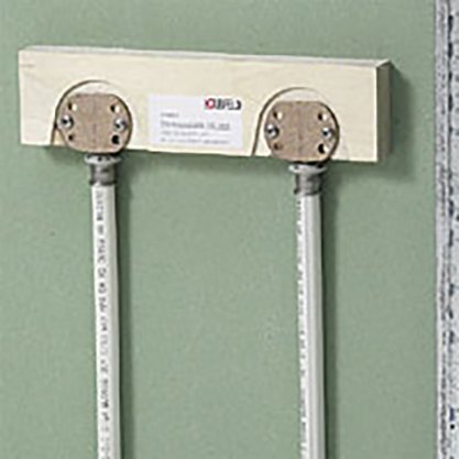 LEIFELD Montageplatte Stichmaß 100mm, Stärke 40mm