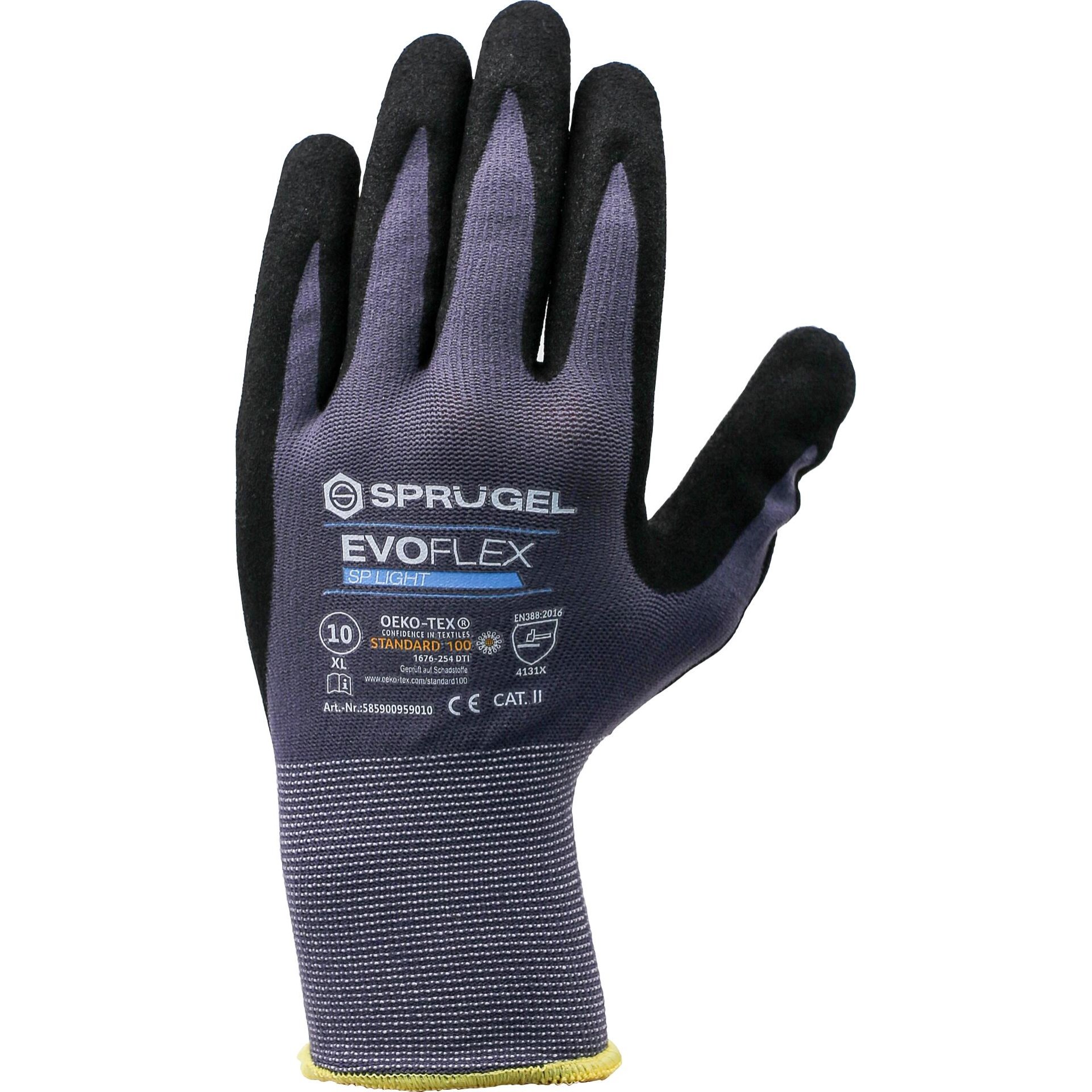 Arbeitshandschuhe EVOFLEX SP LIGHT Gr. 10 (4.1.3.1)