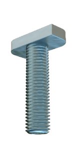 Hammerkopfschraube für Montageschiene M10 x 25 mm, Edelstahl