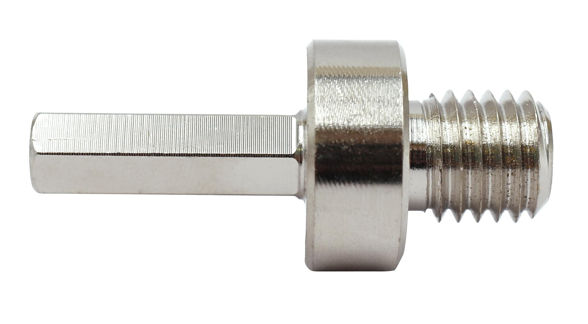 Adapter für Fliesenbohrkronen M14 6-kant Aufnahme - M14mm Gewinde