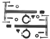 Fixpunktbefestigung für Gaszähler1" 27/18 200 mm