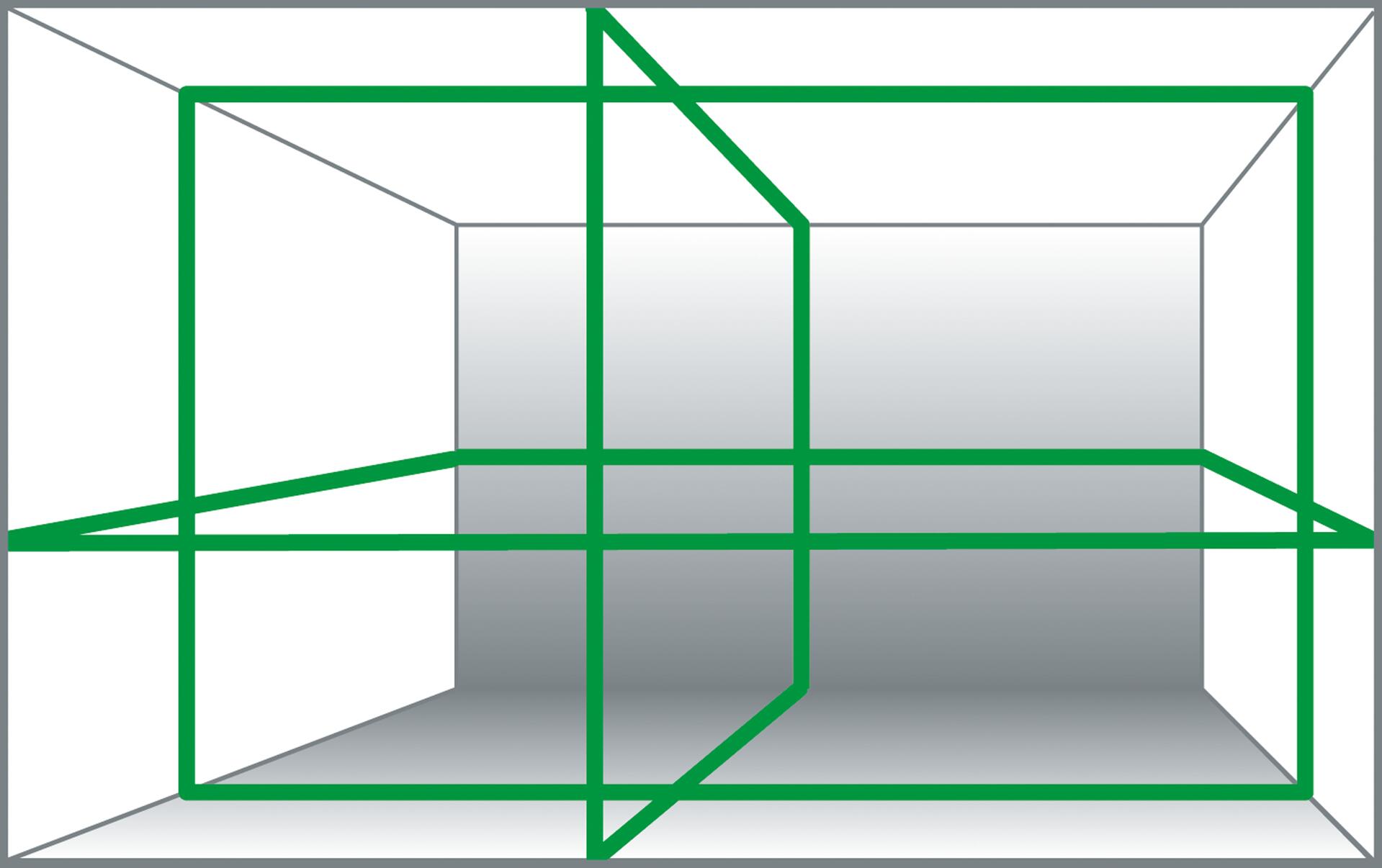 Multilinienlaser X-liner 3D green
