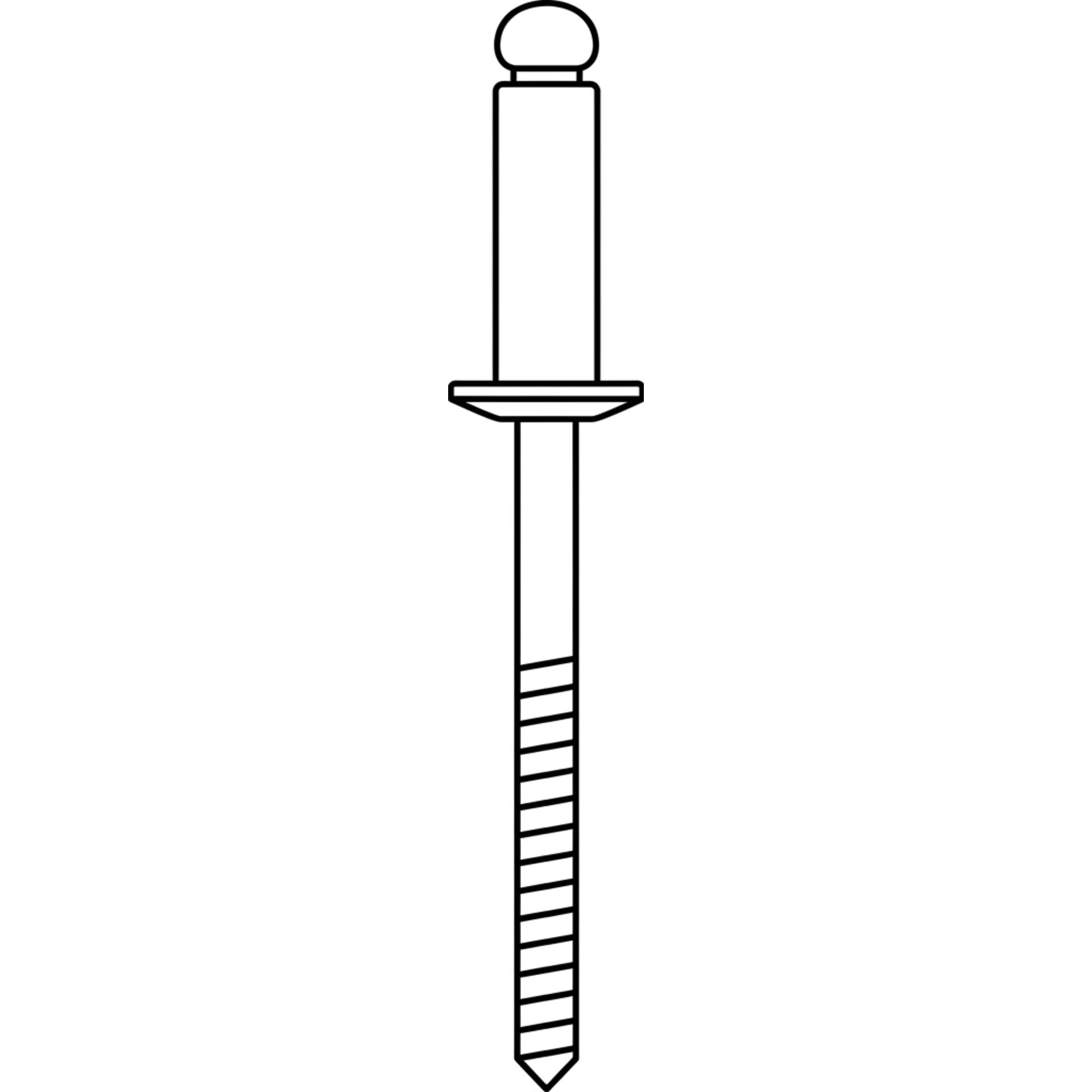 Blindniete A2/A2 4,8 x 30