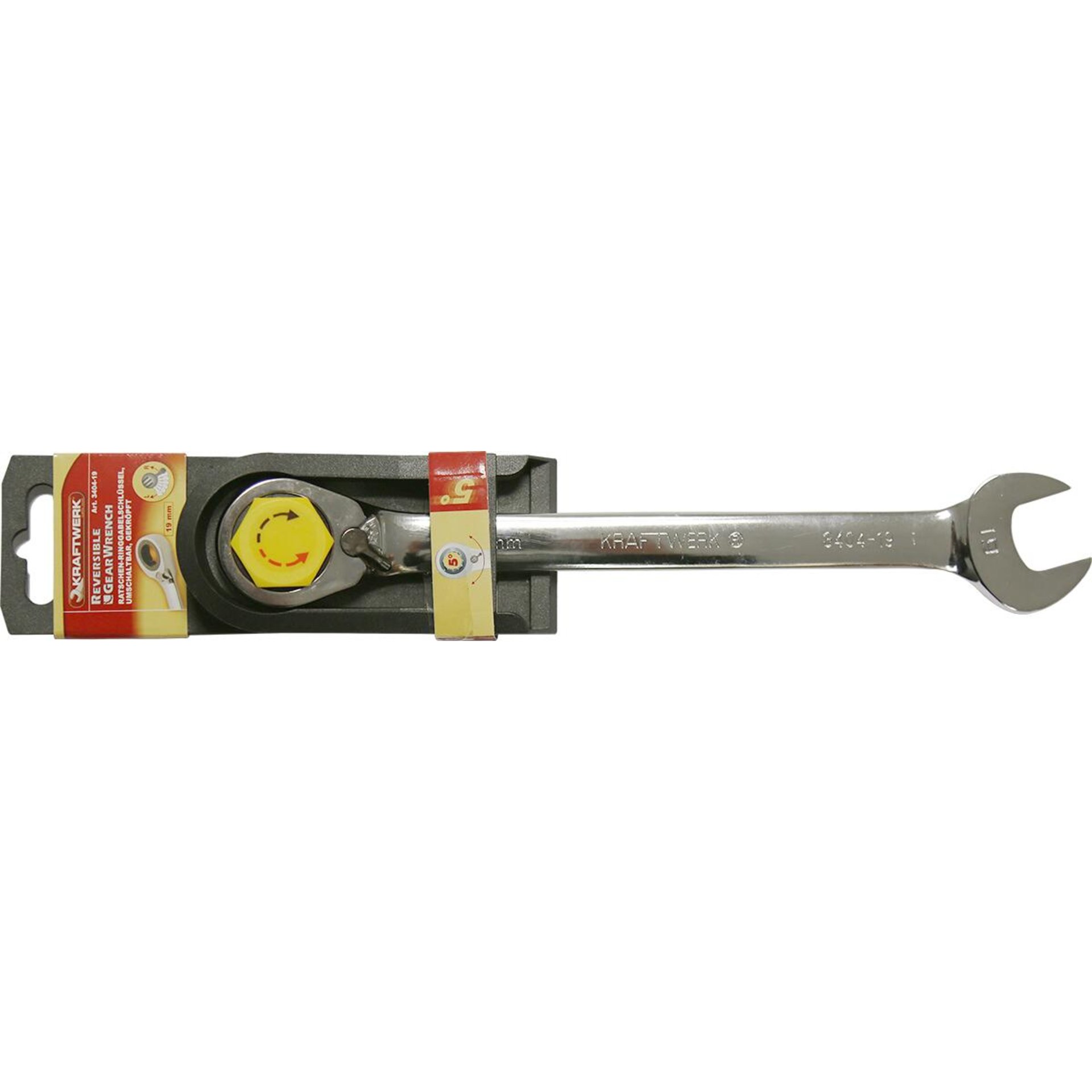 Gabel-Ring-Ratschen-Schlüssel SW 10 mm