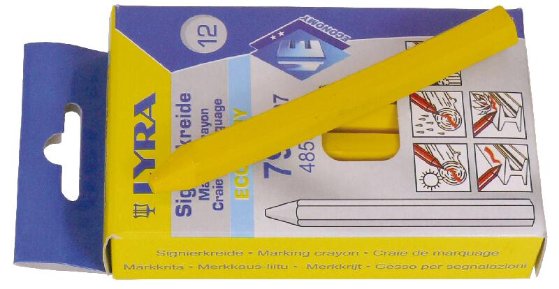 SIGNIERKREIDE GELB 6897.3 per Pack (12 St.
