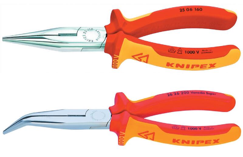 FL-RUNDZANGE GEW. KNIPEX VDE 200 MM 2626.2