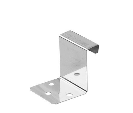 Festpunkthaften 30mm breit Höhe 28 mm Edelstahl 1.4301