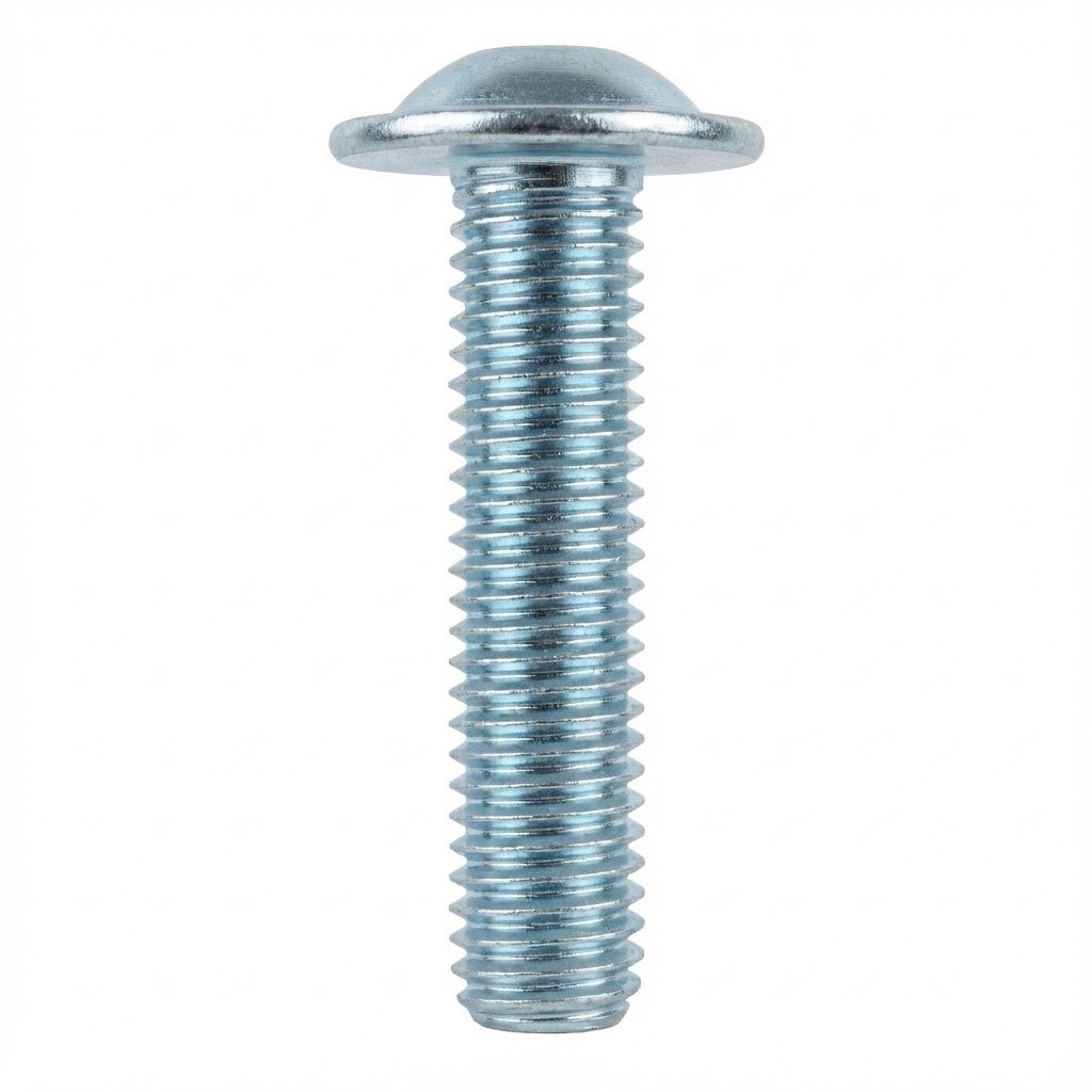 DIN 7380-2 Halbrundkopfschraube mit Bund, verzinkt M10 x 12 Innensechskant