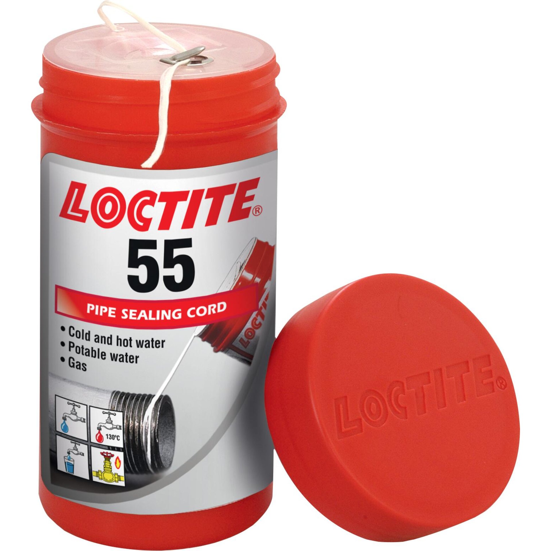 Gewindedichtfaden Loctite 150m (Spenderbox) Heiß-/Kalt-/Trinkwasser, Gas