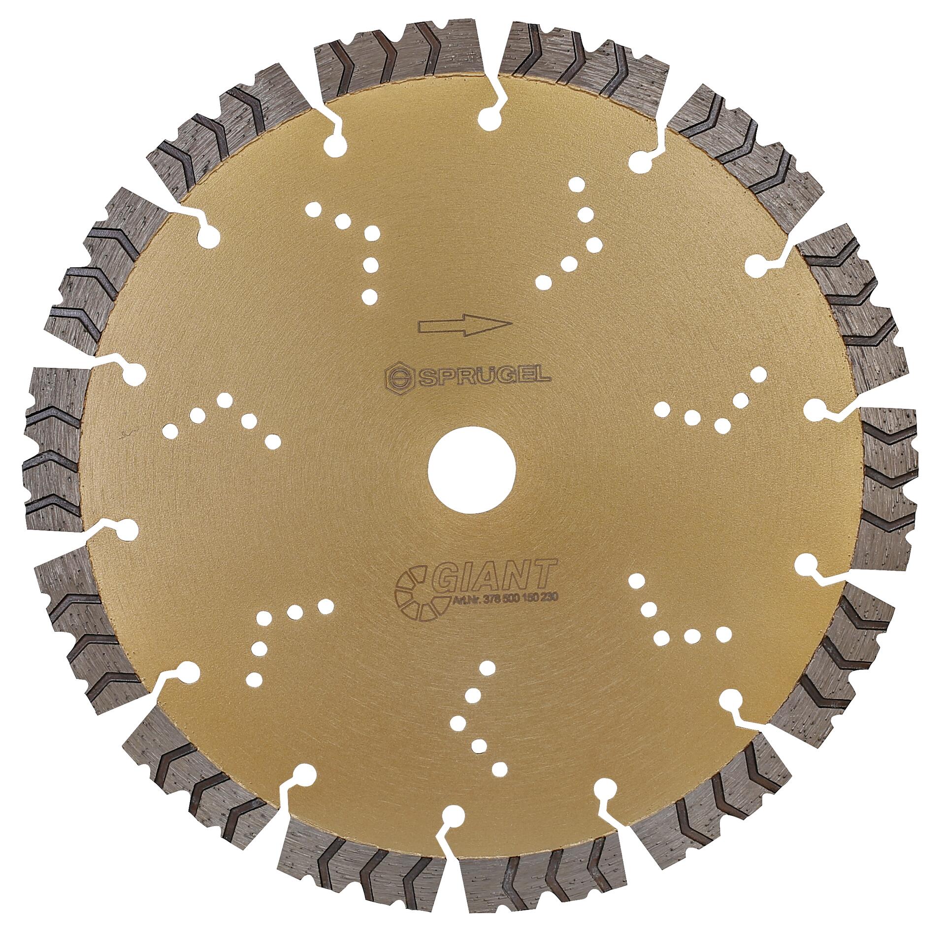 Dia-Scheibe "GIANT" 125 mm / Bohrung 22,2 mm