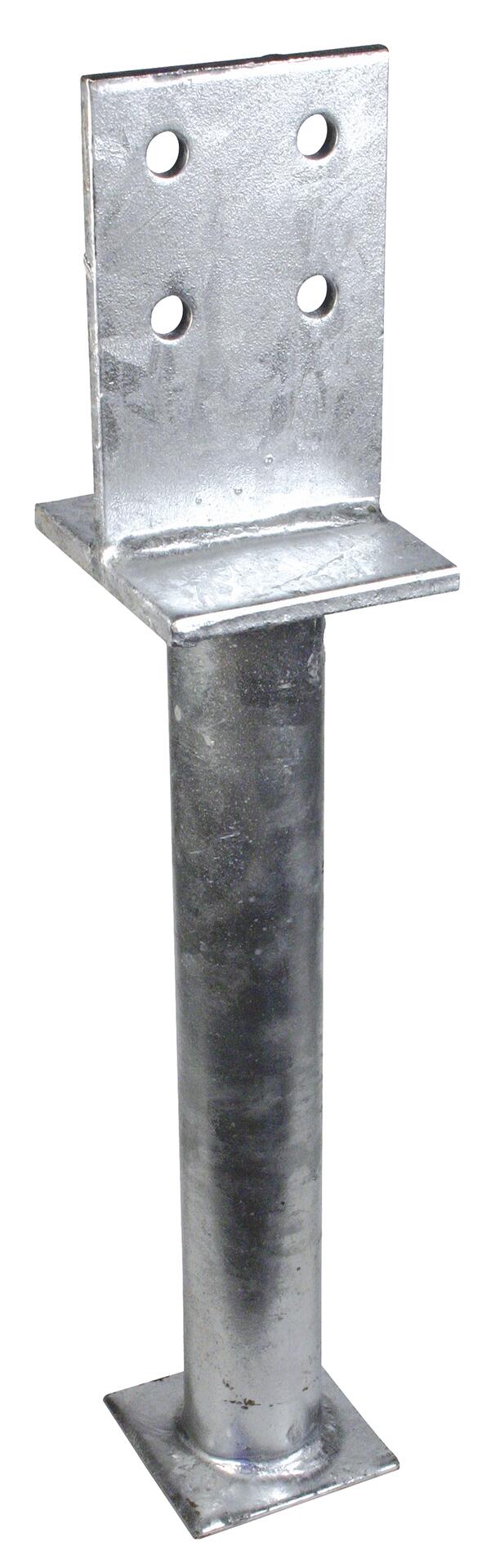 Pfostenträger fvz mit Platte Rohrhöhe 200 mm,