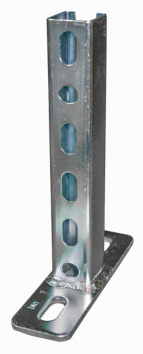 UNI-KON S SCHIENENKONSOLE 90 GELOCHT / 27 x 30 x 1,75 MM