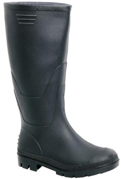 PVC-STIEFEL SCHWARZ MIT TEXTILFUTTER GR 39 850.39