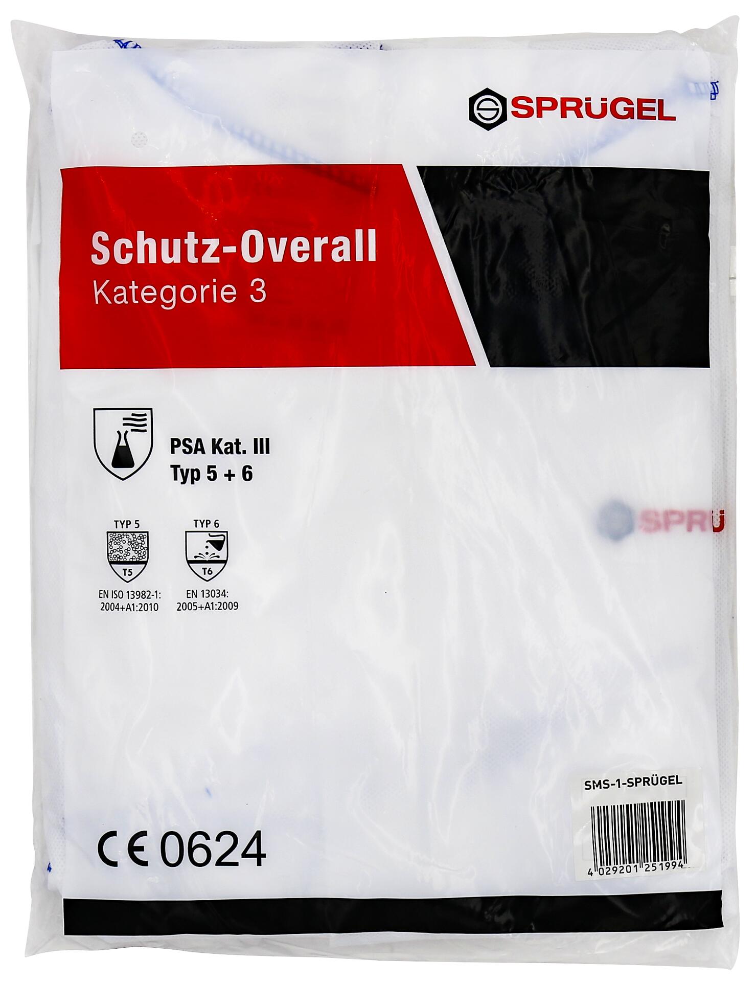 OVERALL SMS CE-KAT.3 GR. XXXL 251.98