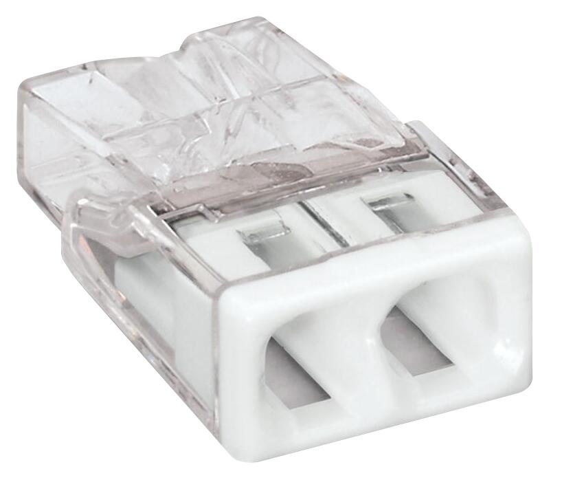 Verbindungsklemme WAGO 2fach 0,5 - 2,5 mm² 2273-202 weiß
