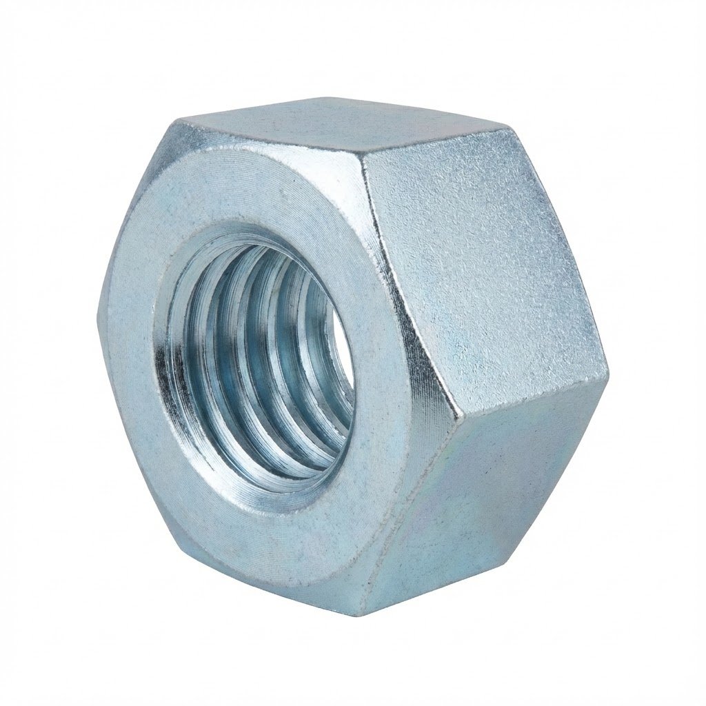 Mutter Stahl blau verzinkt
