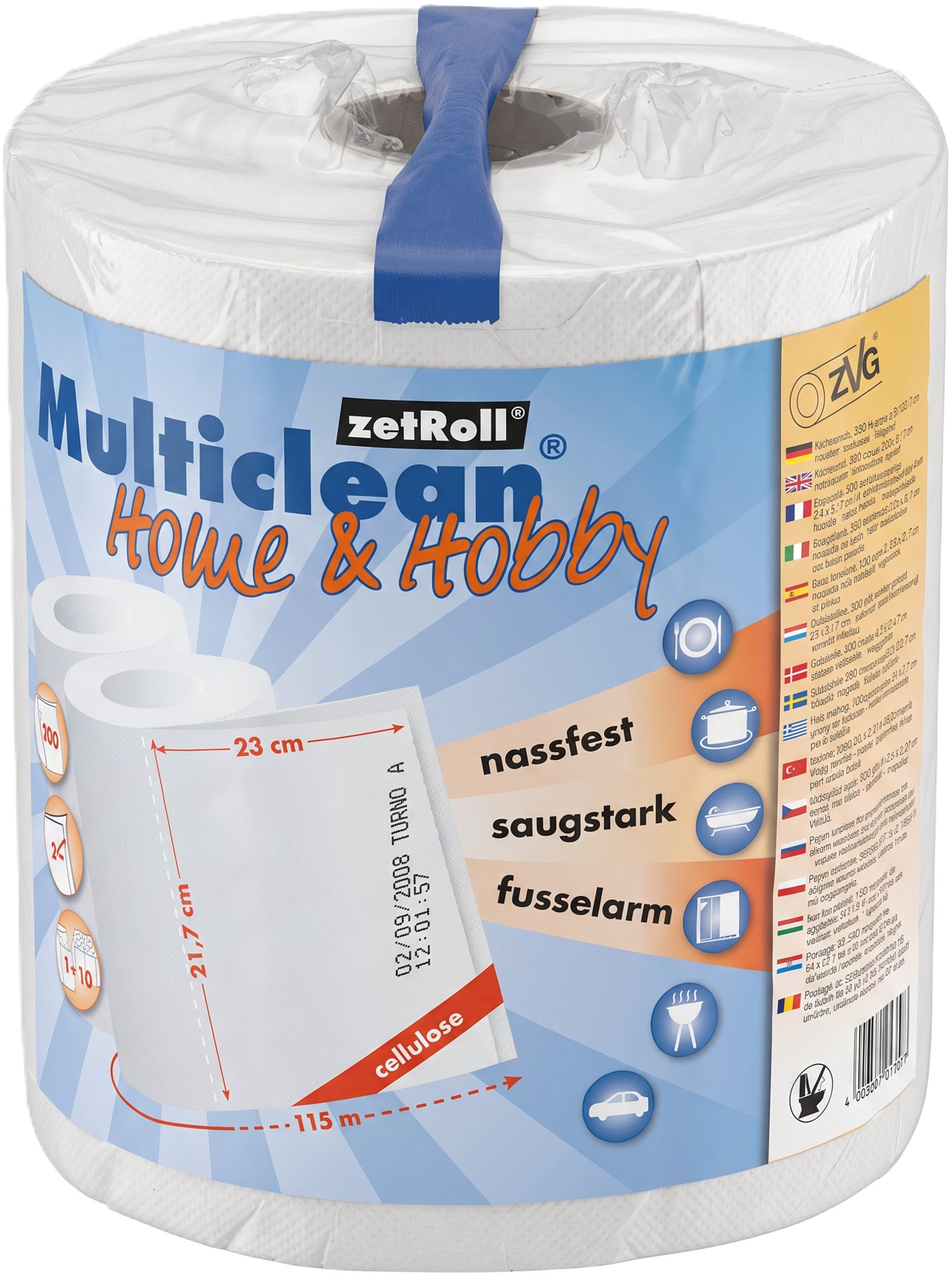 Multiclean Rolle 2-lagig