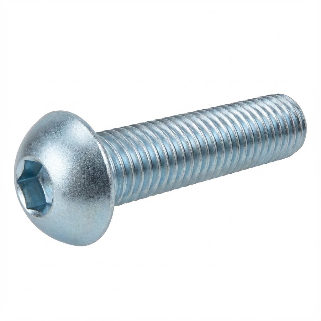 DIN 7380-1 Halbrundkopfschraube verzinkt M 5 x 6 Innensechskant