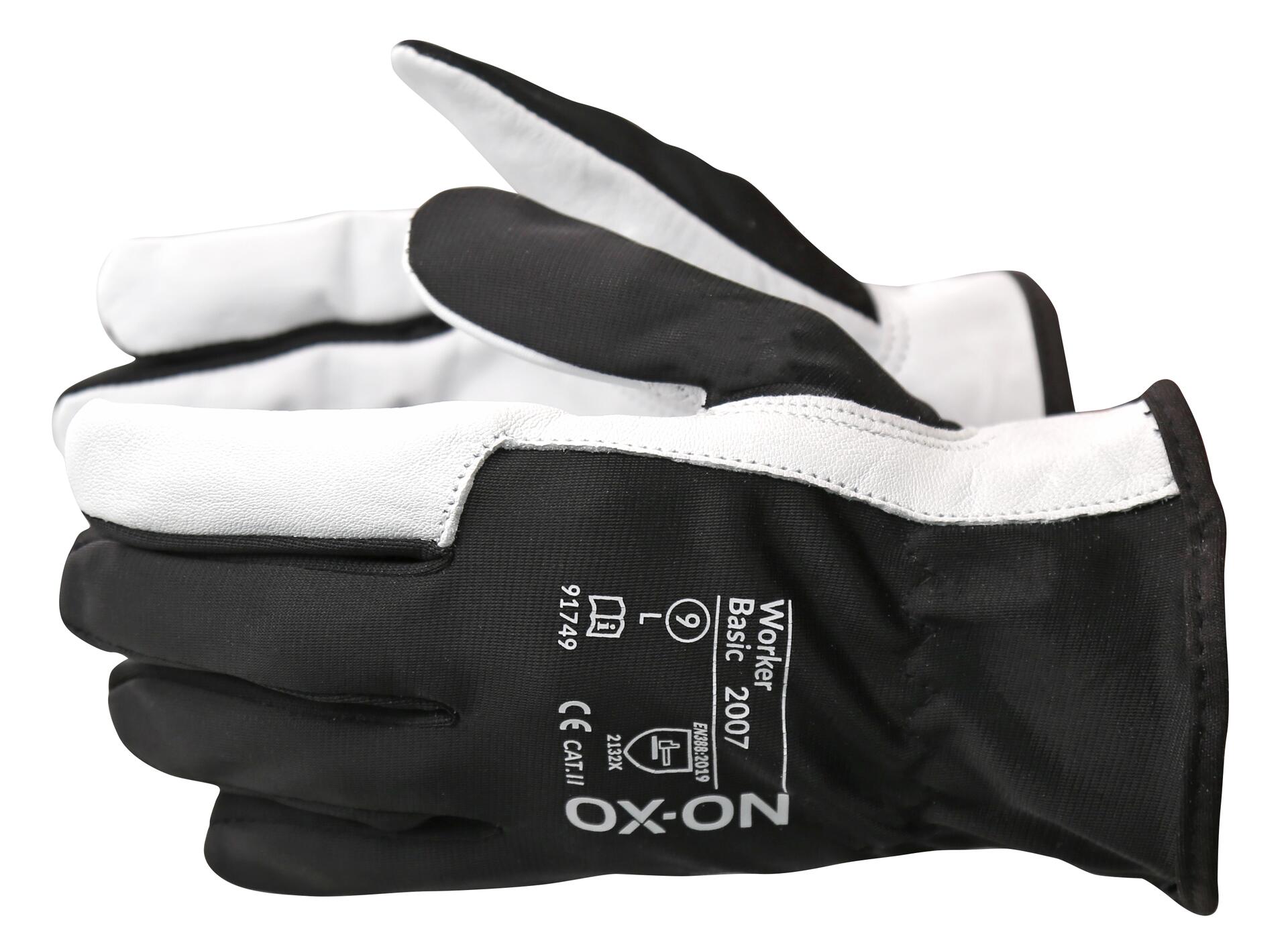 Arbeitshandschuh Polyester/Leder