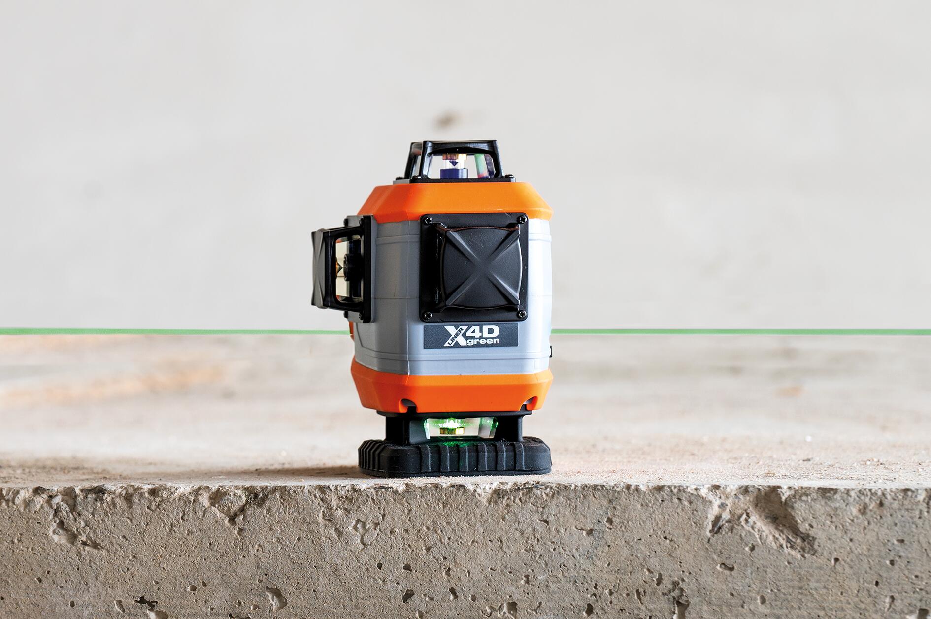 Multilinienlaser X-liner 4D green