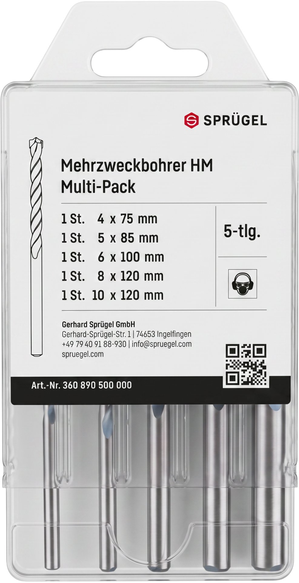 Multiconstructionbohrer Multi-Pack in Kunststoffbox