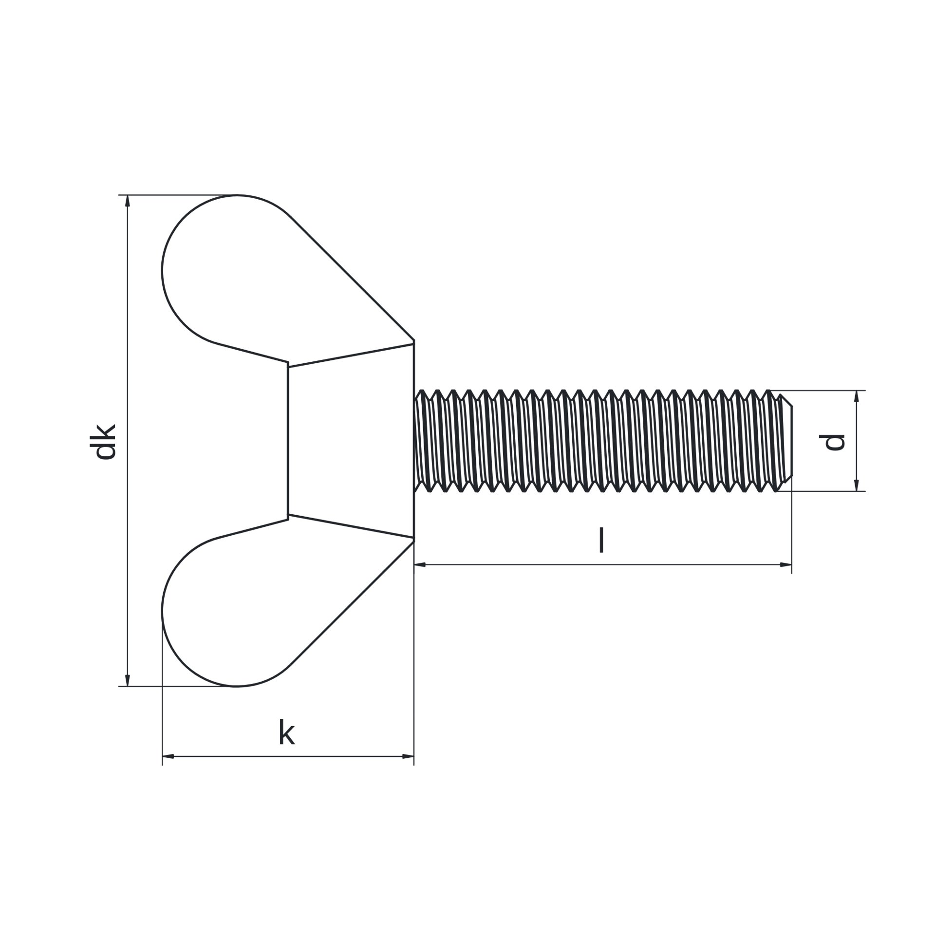 Technische Maßzeichnung