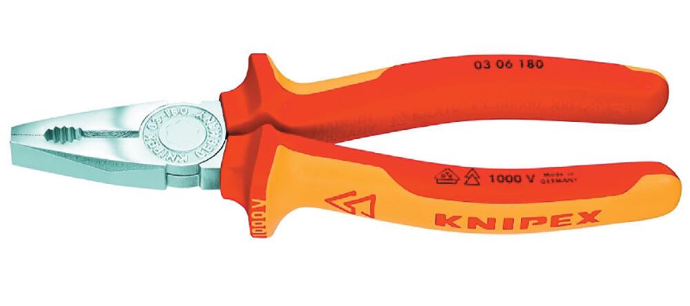 KOMBIZANGE KNIPEX VDE 180 MM 0306.1