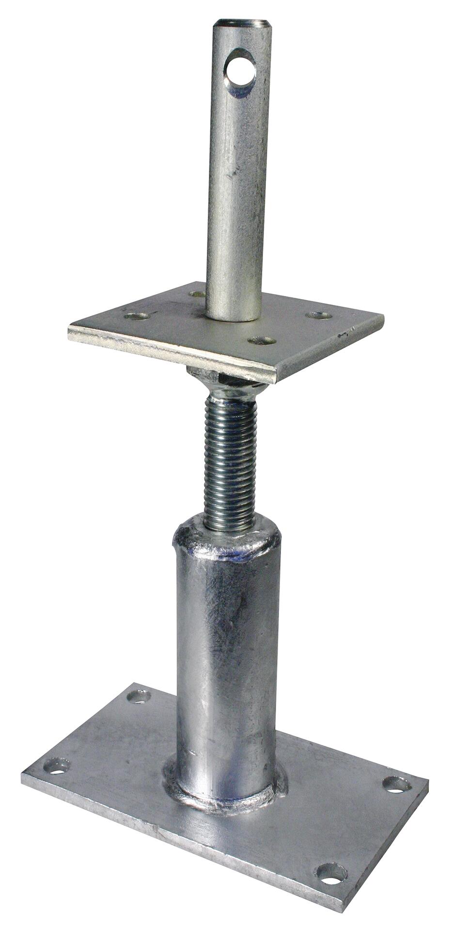 Pfostenträger fvz Rohrhöhe 1 höhenverstellbar 70 mm M 24x