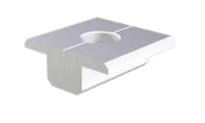Modul Mittelklemme 39,9 x 14,9 x 37,5 mm, Aluminium