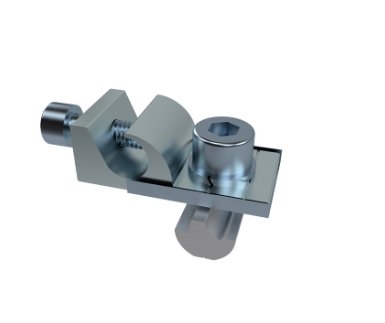 Erdungsklemme 10 x 32 x 37 mm, Aluminium