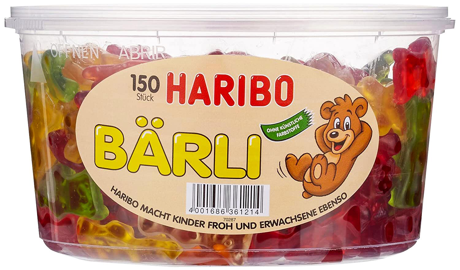 Haribo Bärli  Fruchtgummi-Bären 1,2Kg